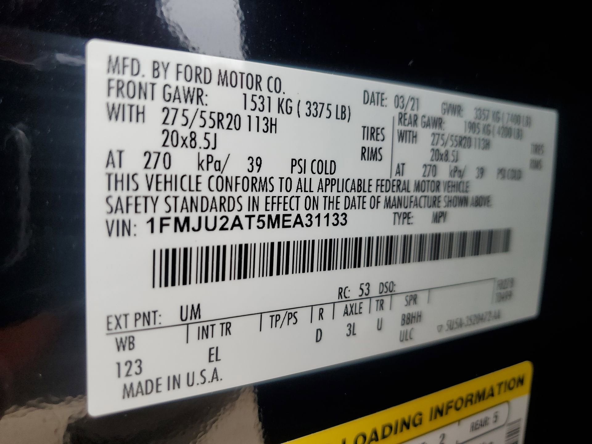 2021 Ford Expedition Limited