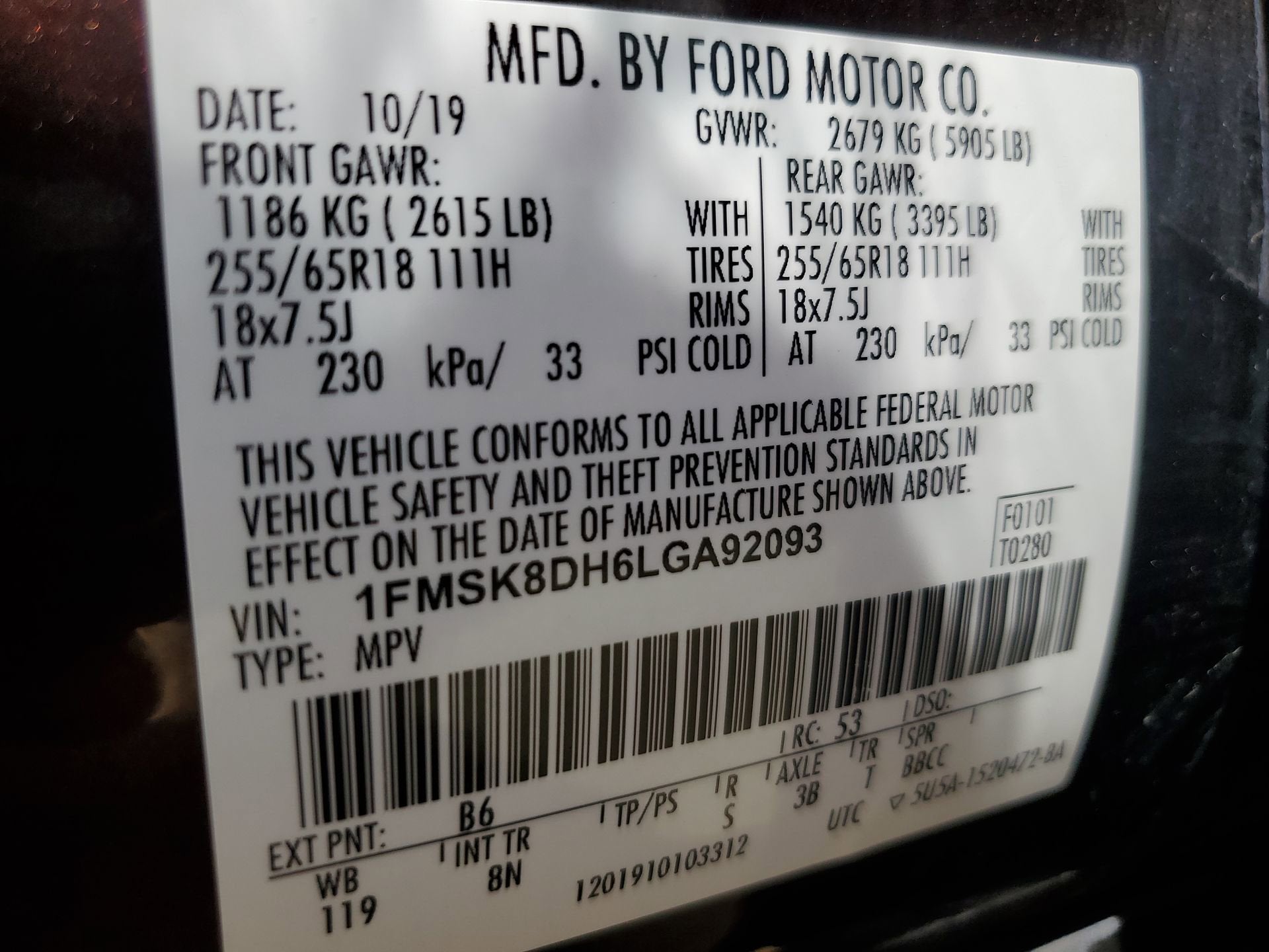 2020 Ford Explorer XLT
