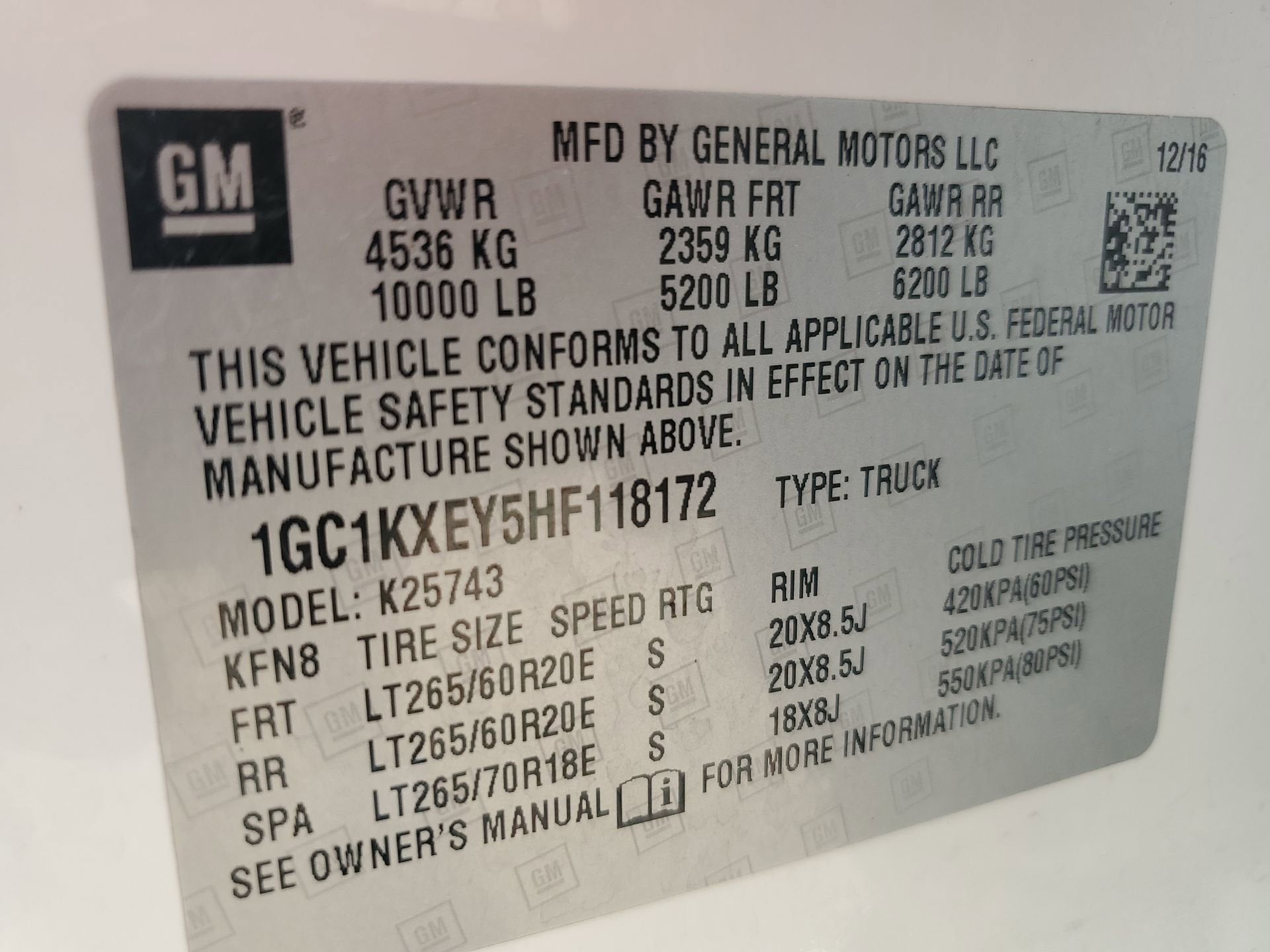 2017 Chevrolet Silverado 2500 HD High Country