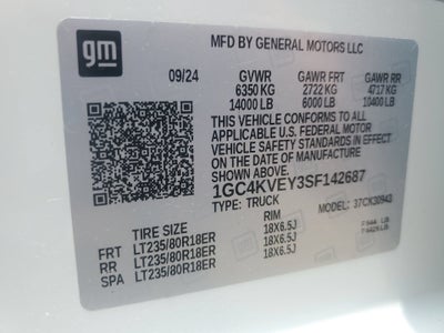2025 Chevrolet Silverado 3500 HD High Country DRW