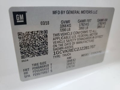 2018 Chevrolet Silverado 1500 LT