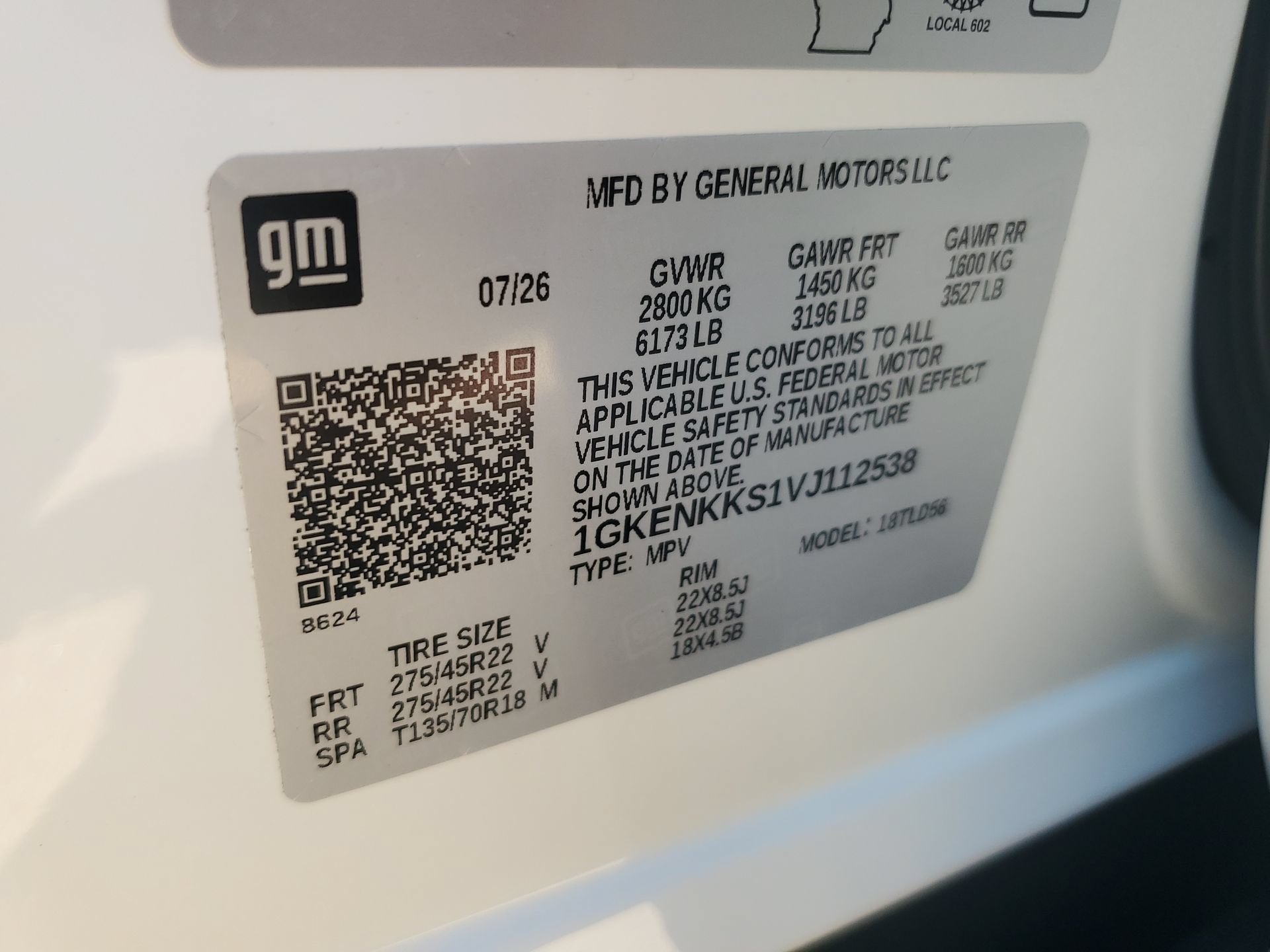 2027 GMC Acadia Elevation