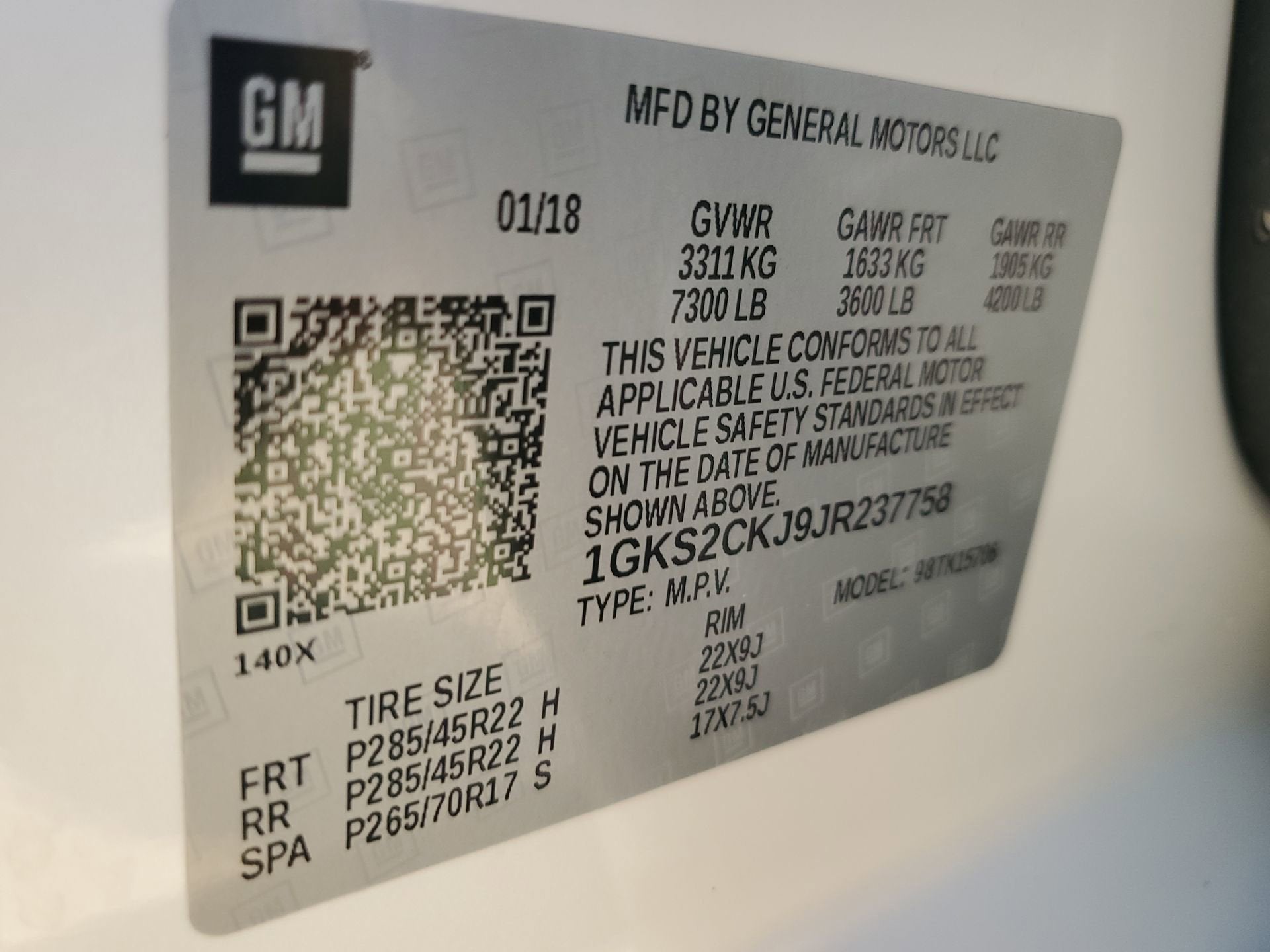 2018 GMC Yukon Denali