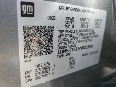 2022 Chevrolet Tahoe High Country