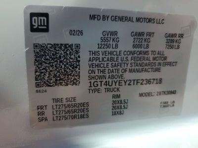 2026 GMC Sierra 3500 HD Denali Ultimate