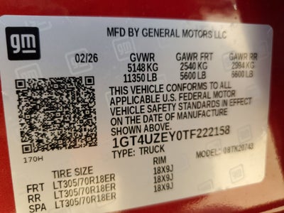 2026 GMC Sierra 2500 HD AT4X