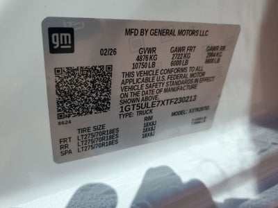 2026 GMC Sierra 2500 HD Pro