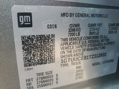 2026 GMC Sierra 1500 Elevation