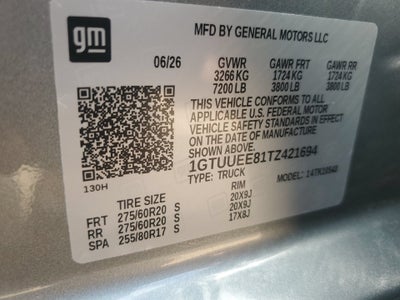 2026 GMC Sierra 1500 AT4