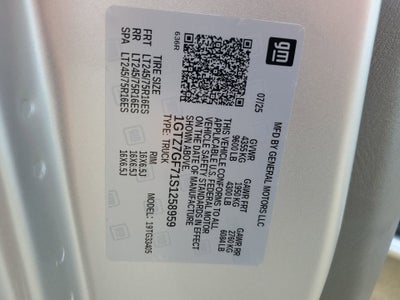 2025 GMC Savana Cargo 3500 Work Van