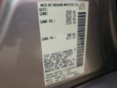 2014 Nissan Altima 2.5 SV