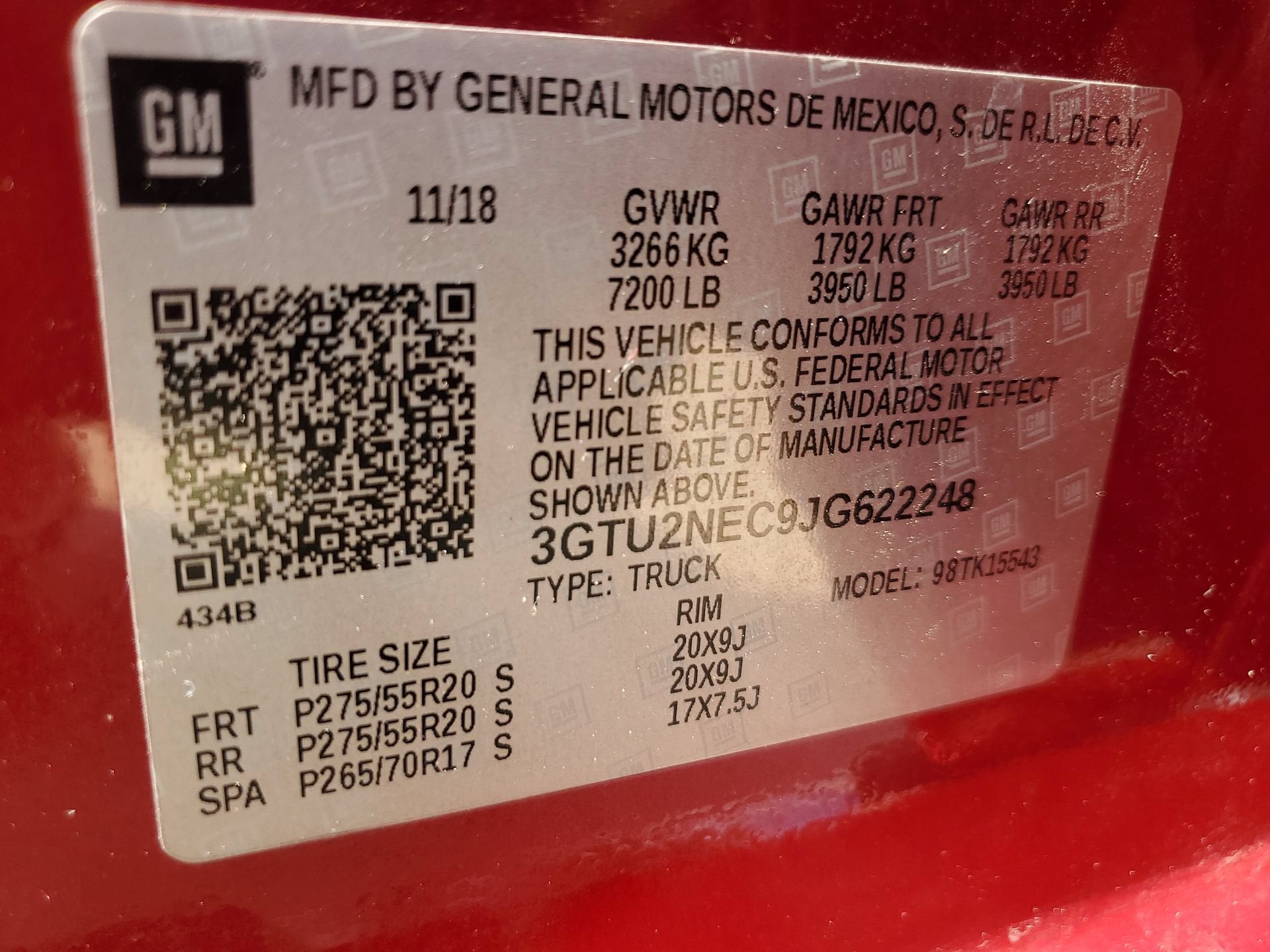 2018 GMC Sierra 1500 SLT