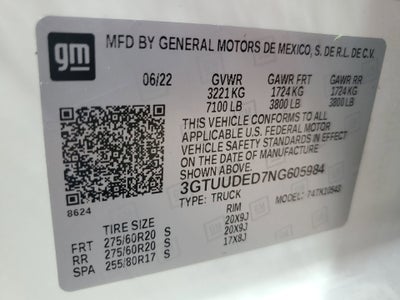 2022 GMC Sierra 1500 SLT