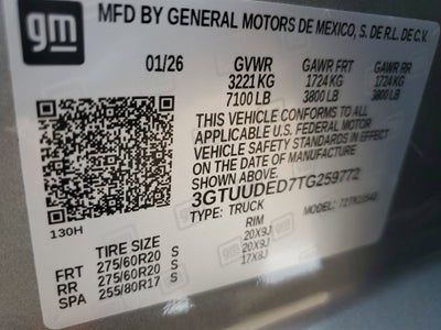 2026 GMC Sierra 1500 SLT