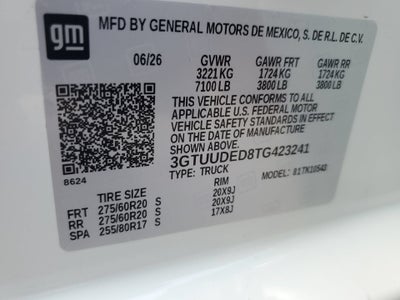 2026 GMC Sierra 1500 SLT