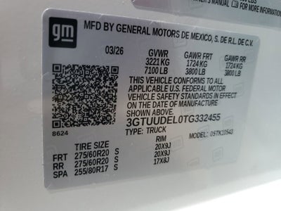 2026 GMC Sierra 1500 SLT