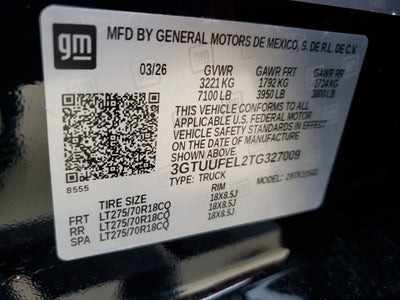 2026 GMC Sierra 1500 AT4X
