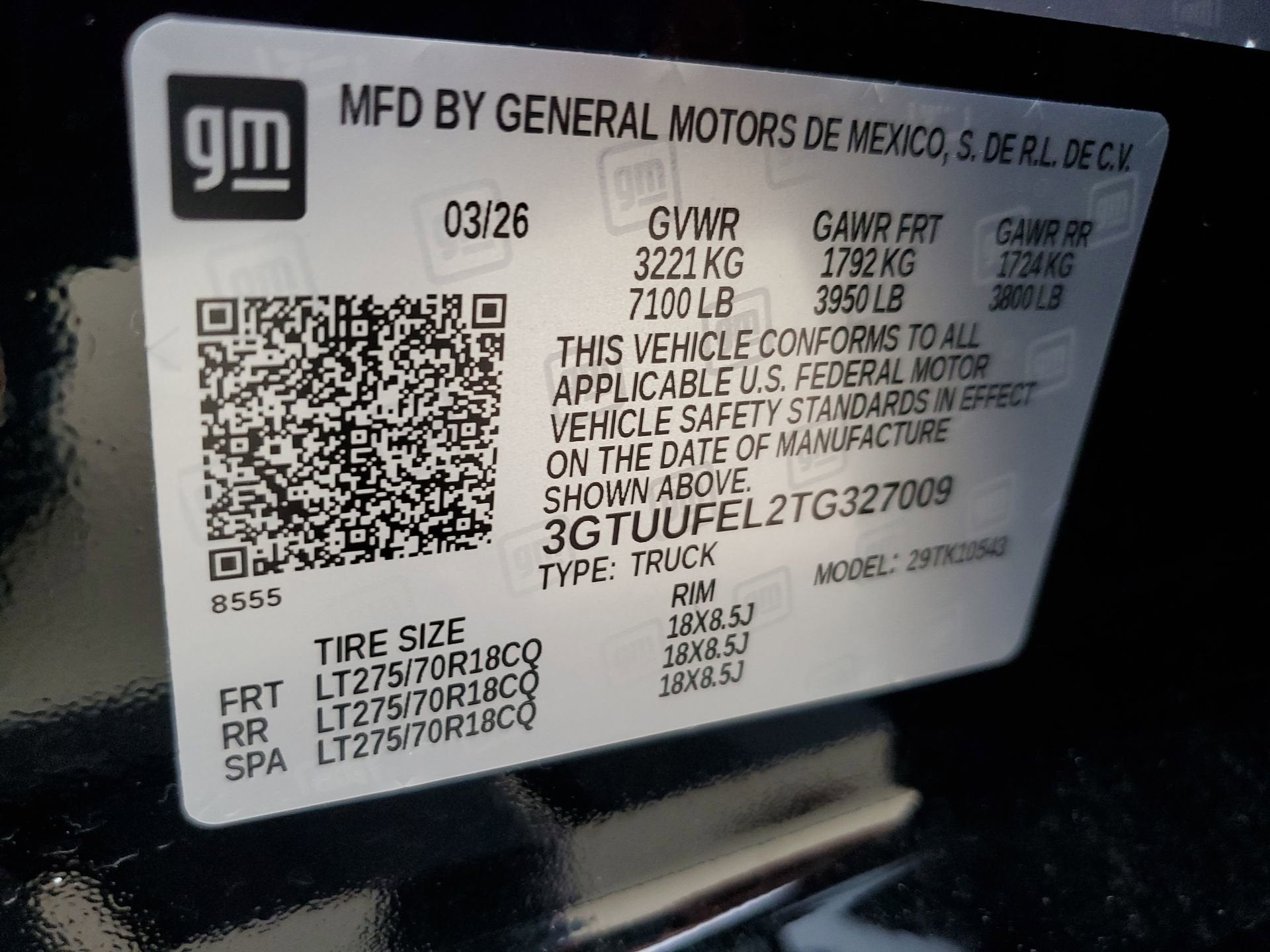 2026 GMC Sierra 1500 AT4X