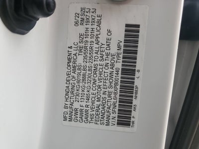 2023 Honda Odyssey Touring