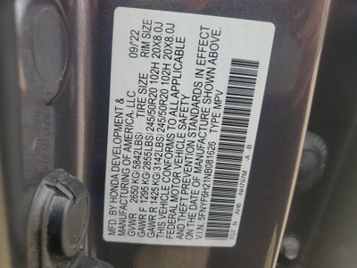 2022 Honda Pilot Special Edition