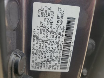 2022 Honda Pilot Special Edition