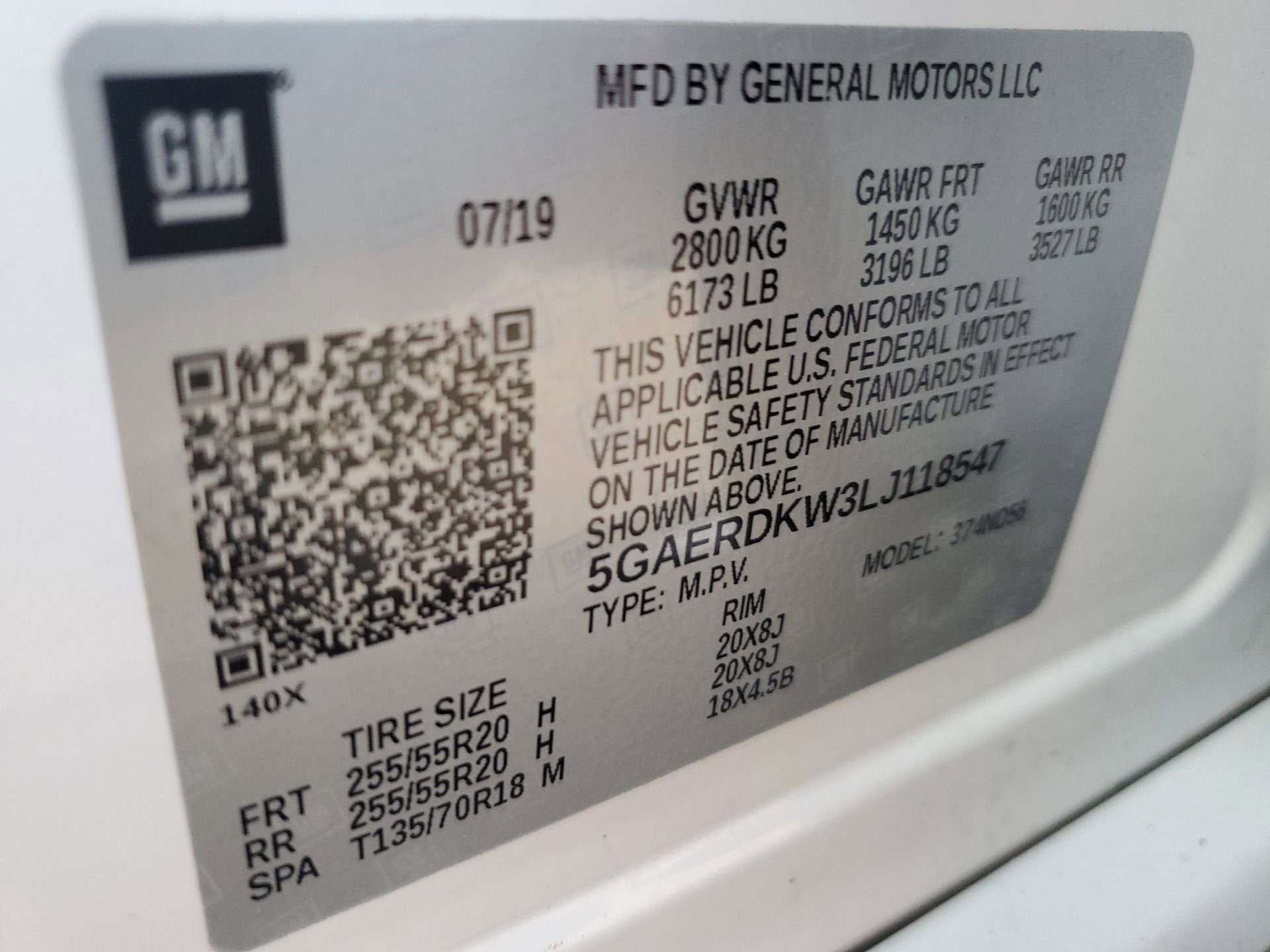 2020 Buick Enclave Avenir