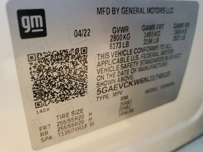 2022 Buick Enclave Avenir