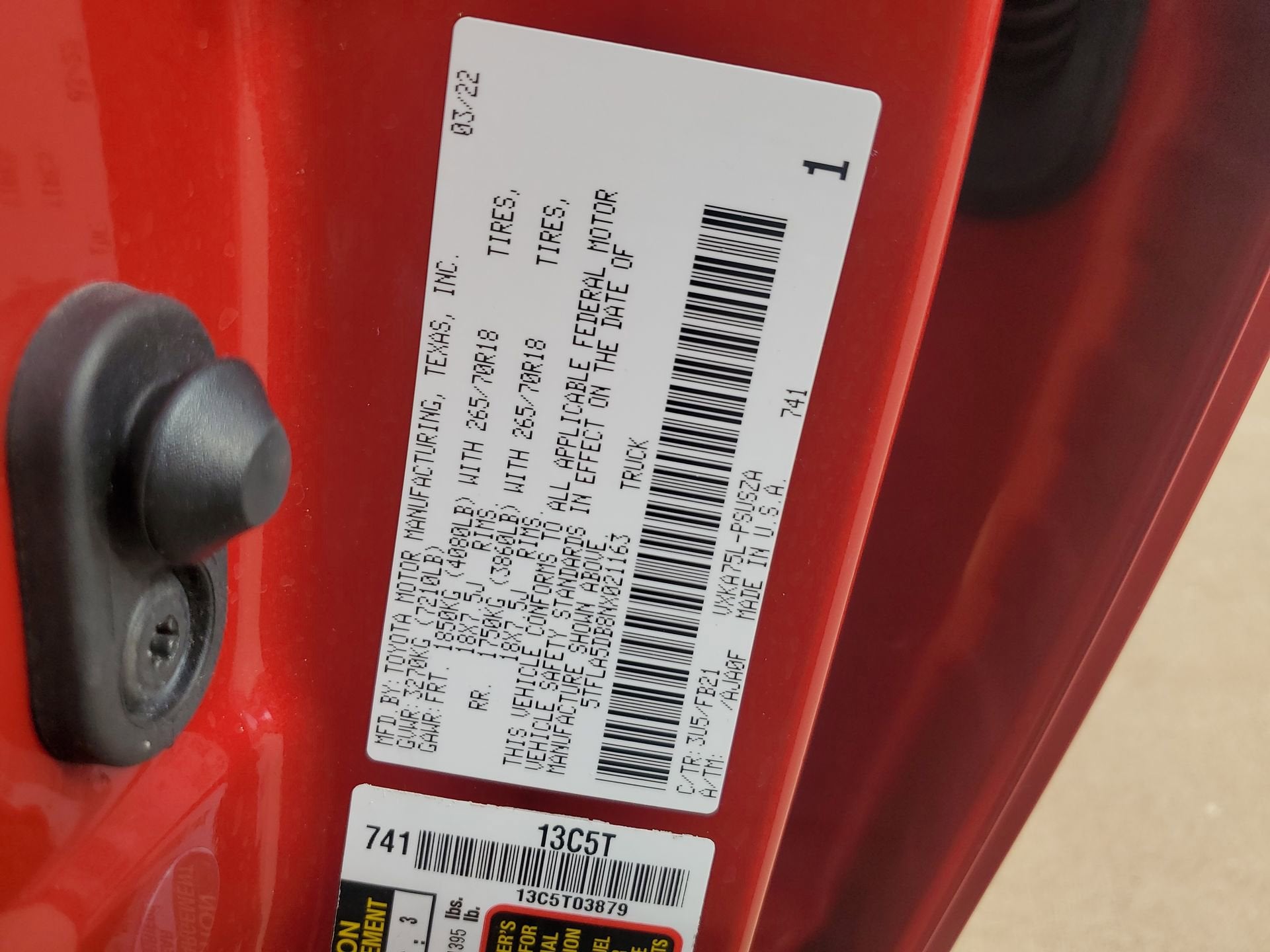 2022 Toyota Tundra 4WD SR5