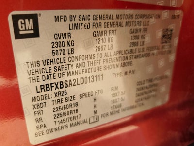 2020 Buick Envision Preferred Group