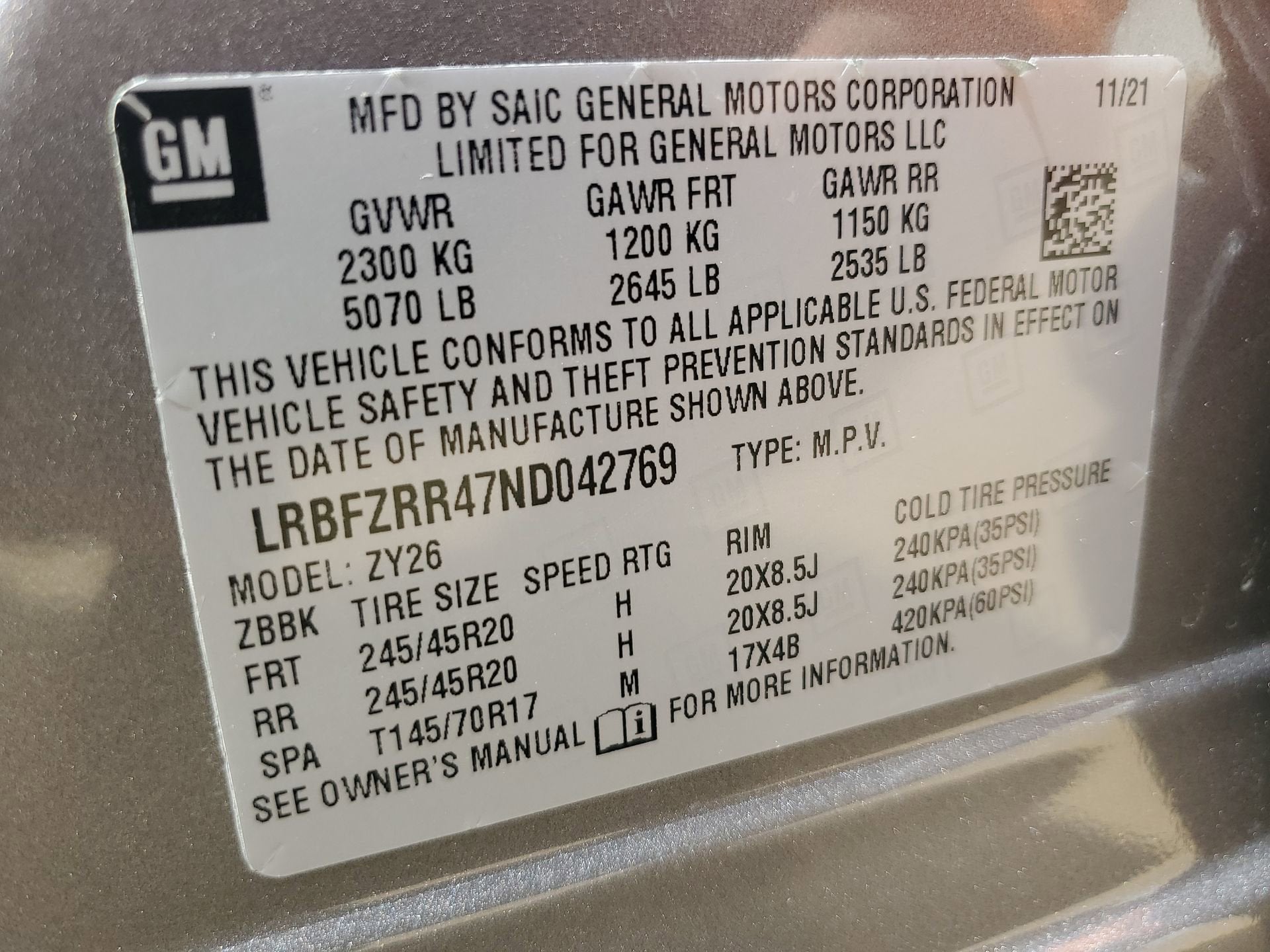 2022 Buick Envision Avenir