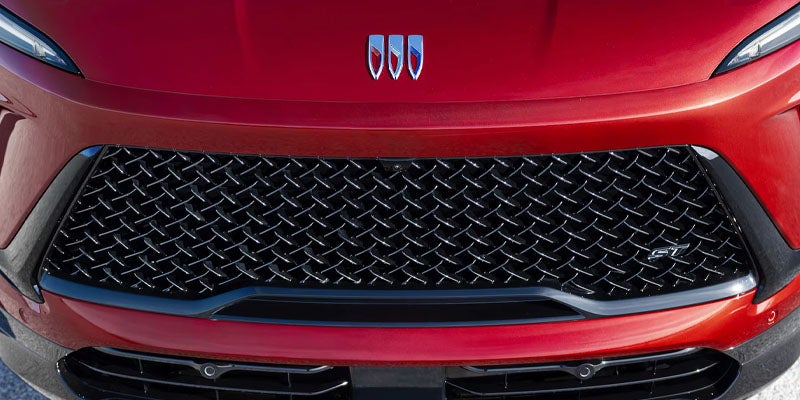 2026 Buick Enclave front grille in Quincy IL showcasing bold exterior styling and signature chrome accents
