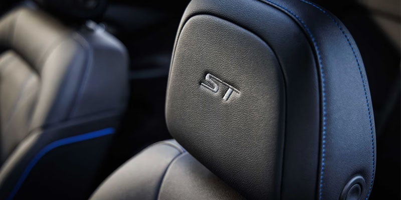 2026 Buick Envista Sport Touring seat detail in Quincy IL with embroidered stitching, sport styling, and premium interior finish