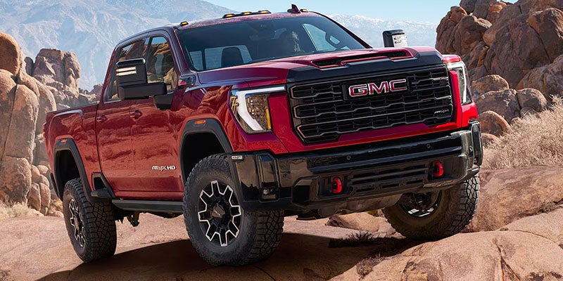 The off road engine power of the 2025 GMC Sierra 3500 HD in Quincy, IL