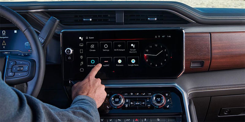 The safety features in the 2025 GMC Sierra 3500 HD in Quincy, IL